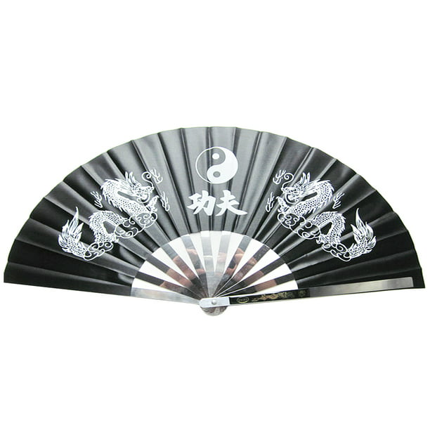 Performance Stage Dance Folding Fan Chinese Kung Fu Tai Held Fan Accessories TO